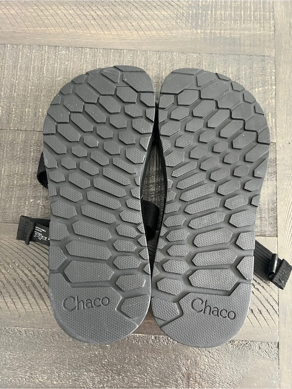 Chaco Z Cloud Sport Sandals Mens 9 Black Gorpcore Hiking Outdoor Adventure Trail